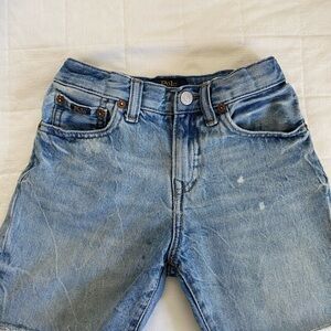 Polo by Ralph Lauren Sullivan Slim Cutoff Kids Denim Shorts
